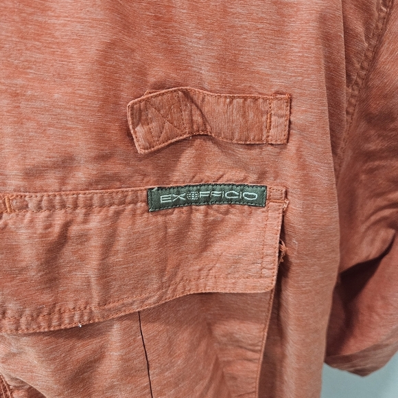 Exofficio performance men's fishing Button short-sleeve XXL - Picture 3 of 7